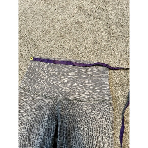 Lululemon Wunder Under‎ Crop II Roll Down Mesh Wee Are From Space Silver Spoon 4 - Picture 2 of 5